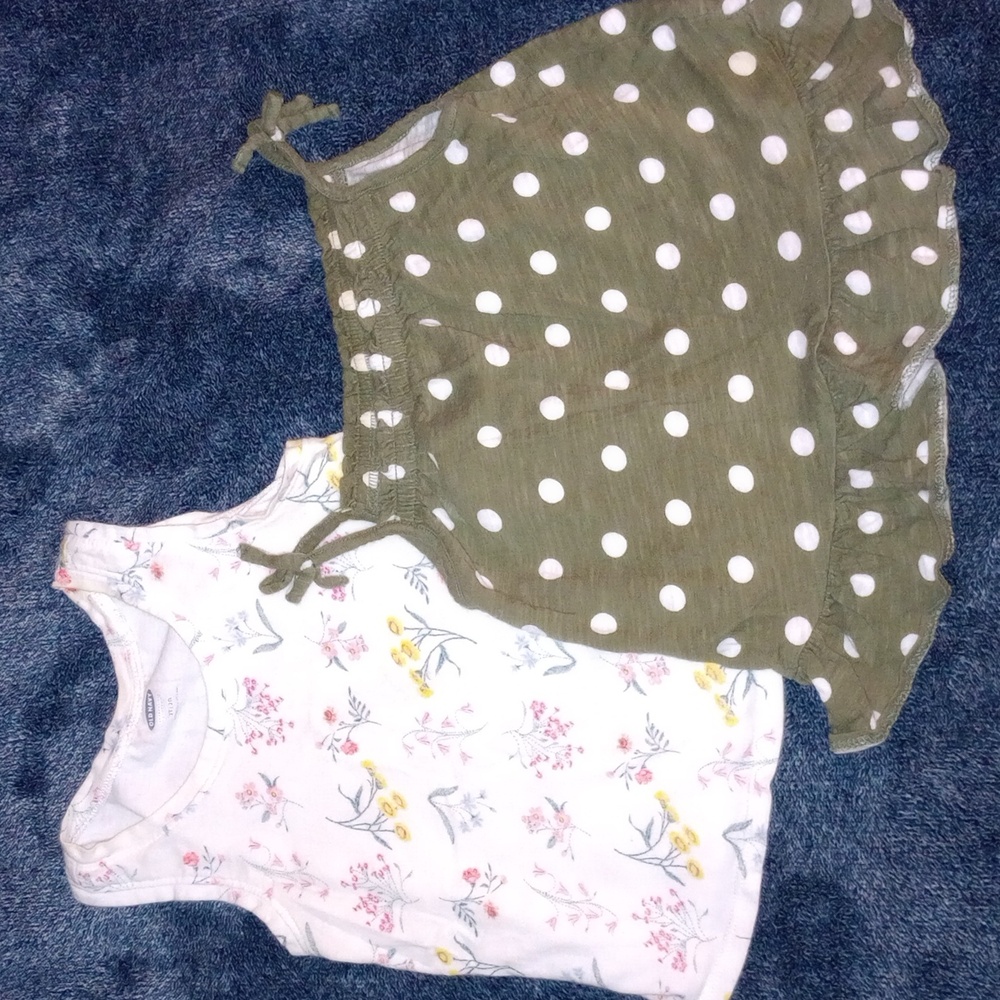 EUC 4 Piece Tank Tops Girls Old Navy Summer Shirt Lot Size 2T